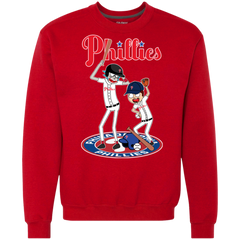 Philadelphia Phillies Baseball Rick And Morty Sweatshirt - The White Eagles