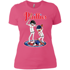 Philadelphia Phillies Baseball Rick And Morty Ladies' Shirt - The White Eagles