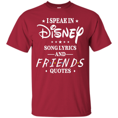 Disney Song Lyrics And Friends Quotes Shirt Cotton T-Shirt - The White Eagles