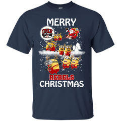 Christmas Sweaters Minions Santa Claus Merry Christmas Cotton T-Shirt - The White Eagles