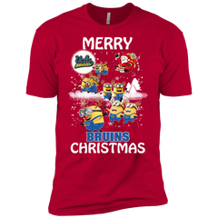 Ucla Bruins Ugly Christmas Sweaters Minions Santa Claus Merry Christmas Men's Sleeve Shirt - The White Eagles