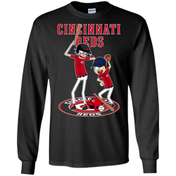 Cincinnati Reds Baseball Rick And Morty LS Cotton T-Shirt - The White Eagles