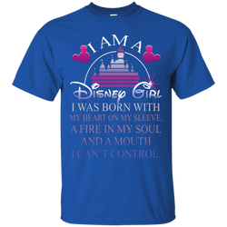 I Am A Disney Girl I Can't Control T-shirts Cotton T-Shirt - The White Eagles