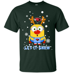 Minion Incarnate Word Cardinals Ugly Christmas Sweaters Let It Snow Cotton T-Shirt - The White Eagles