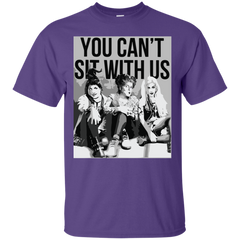 You Can't Sit With Us Hocus Horror Halloween Shirt Cotton T-Shirt - The White Eagles