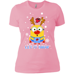 Minion Lamar Cardinals Ugly Christmas Sweaters Let It Snow Ladies' Shirt - The White Eagles
