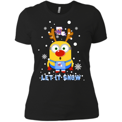 Minion Northwestern State Demons Ugly Christmas Sweaters Let It Snow Ladies' Shirt - The White Eagles
