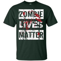 Zombie Lives Matter Tshirt Cotton T-Shirt - The White Eagles