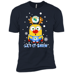 Minion Norfolk State Spartans Ugly Christmas Sweaters Let It Snow Men's Sleeve Shirt - The White Eagles