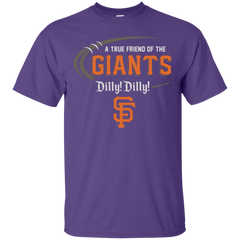 Dilly Dilly Ny Giants A True Friend Of The Giants Cotton T-Shirt - The White Eagles