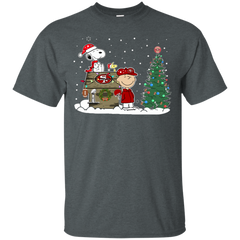 San Francisco 49ers Snoopy The Peanuts Ugly Christmas Sweater  Super Bowl Cotton T-Shirt - The White Eagles