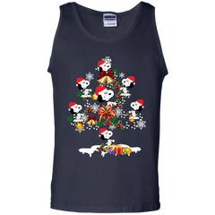 Christmas Is Coming Snoopy The Peanuts Movies Santa Claus Ugly Christmas Sweater Tank Top - The White Eagles