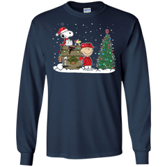 Atlanta Falcons Snoopy The Peanuts Ugly Christmas Sweater  Super Bowl LS Cotton T-Shirt - The White Eagles