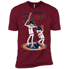 Detroit Tigers Baseball Rick And Morty Men's Sleeve Shirt - The White Eagles