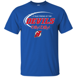 Dilly Dilly A True Friend Of The New Jersey Devils Cotton T-Shirt - The White Eagles
