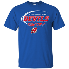 Dilly Dilly A True Friend Of The New Jersey Devils Cotton T-Shirt - The White Eagles