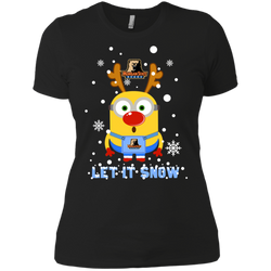 Minion Morgan State Bears Ugly Christmas Sweaters Let It Snow Ladies' Shirt - The White Eagles