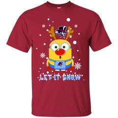 Minion Duquesne Dukes Ugly Christmas Sweaters Let It Snow Cotton T-Shirt - The White Eagles