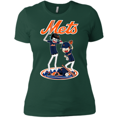 New York Mets Baseball Rick And Morty Ladies' Shirt - The White Eagles