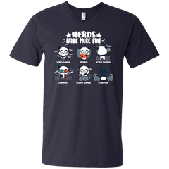 Nerds Have More Fun Shirt Men's V-Neck T-Shirt - The White Eagles