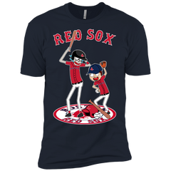 Boston Red Sox Baseball Rick And Morty Men's Sleeve Shirt - The White Eagles