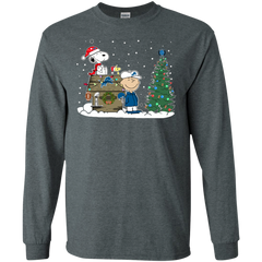 Detroit Lions Snoopy The Peanuts Ugly Christmas Sweater  Super Bowl LS Cotton T-Shirt - The White Eagles
