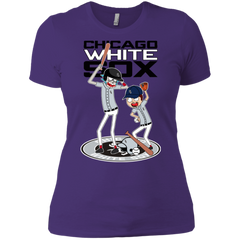 Chicago White Sox Baseball Rick And Morty Ladies' Shirt - The White Eagles