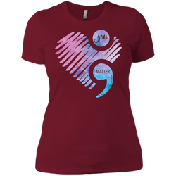 You Matter Don't Let Your Story End Semicolon Shirt Ladies' Shirt - The White Eagles