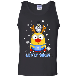 Minion Citadel Bulldogs Ugly Christmas Sweaters Let It Snow Tank Top - The White Eagles