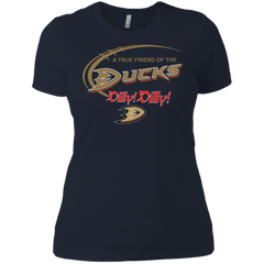 Dilly Dilly A True Friend Of The Anaheim Ducks Ladies' Shirt - The White Eagles