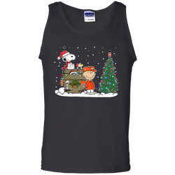 Denver Broncos Snoopy The Peanuts Ugly Christmas Sweater  Super Bowl Tank Top - The White Eagles