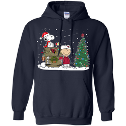 Arizona Cardinals Snoopy The Peanuts Movie Christmas Football Super Bowl Hoodie - The White Eagles