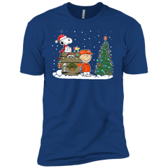 Denver Broncos Snoopy The Peanuts Ugly Christmas Sweater  Super Bowl Men's Sleeve Shirt - The White Eagles