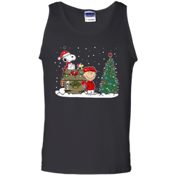 Tampa Bay Buccaneers Snoopy The Peanuts Ugly Christmas Sweater  Super Bowl Tank Top - The White Eagles