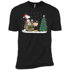 Pittsburgh Steelers Snoopy The Peanuts Ugly Christmas Sweater  Super Bowl Men's Sleeve Shirt - The White Eagles