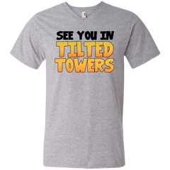 Fortnite See You In Tilted Towers Men's V-Neck T-Shirt - The White Eagles