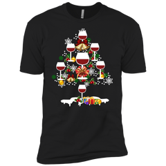 Christmas Is Coming Wine Santa Claus Ugly Christmas Sweater Men's Sleeve Shirt - The White Eagles