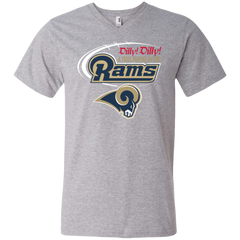 Dilly Dilly Los Angeles Rams A True Friend Of The Rams Men's V-Neck T-Shirt - The White Eagles