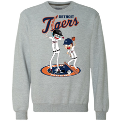 Detroit Tigers Baseball Rick And Morty Sweatshirt - The White Eagles