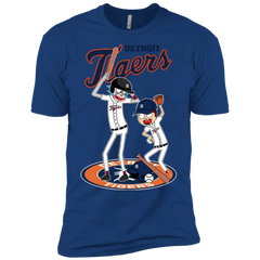 Detroit Tigers Baseball Rick And Morty Men's Sleeve Shirt - The White Eagles