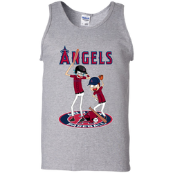 Los Angeles Angels Baseball Rick And Morty Tank Top - The White Eagles