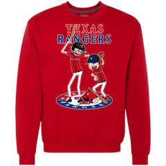 Texas Rangers Baseball Rick And Morty Sweatshirt - The White Eagles