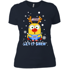 Minion James Madison Dukes Ugly Christmas Sweaters Let It Snow Ladies' Shirt - The White Eagles