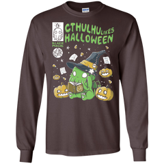 Cthulhu Likes Halloween Shirt LS Cotton T-Shirt - The White Eagles