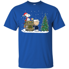 San Diego Chargers Snoopy The Peanuts Ugly Christmas Sweater  Super Bowl Cotton T-Shirt - The White Eagles