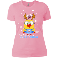 Minion Eastern Kentucky Colonels Ugly Christmas Sweaters Let It Snow Ladies' Shirt - The White Eagles
