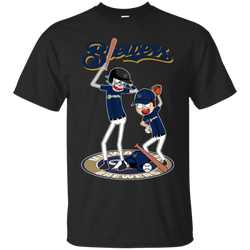 Milwaukee Brewers Baseball Rick And Morty Cotton T-Shirt - The White Eagles