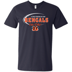 Dilly Dilly Cincinnati Bengals A True Friend Of The Bengals Men's V-Neck T-Shirt - The White Eagles