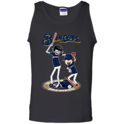 Milwaukee Brewers Baseball Rick And Morty Tank Top - The White Eagles