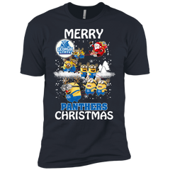Georgia State Panthers Ugly Christmas Sweaters Minions Santa Claus Merry Christmas Men's Sleeve Shirt - The White Eagles